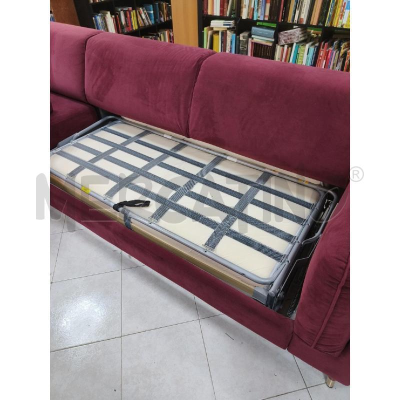 DIVANO LETTO ROSSO MAISON DU MONDE CON LETTO | Mercatino dell'Usato Ciampino 4