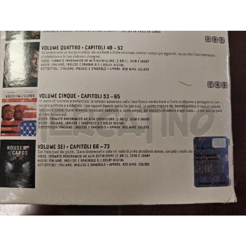 DVD COFANETTO HOUSE OF CARDS SERIE COMPLETA | Mercatino dell'Usato Ciampino 4