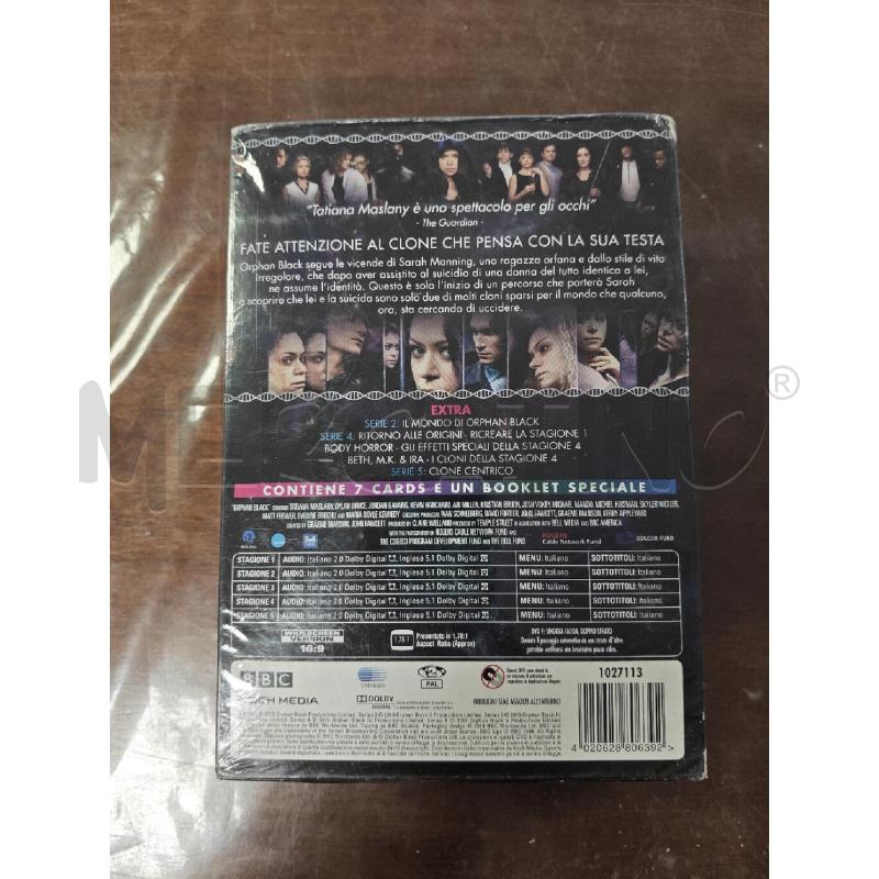 DVD COFANETTO ORPHAN BLACK SERIE COMPLETA | Mercatino dell'Usato Ciampino 3