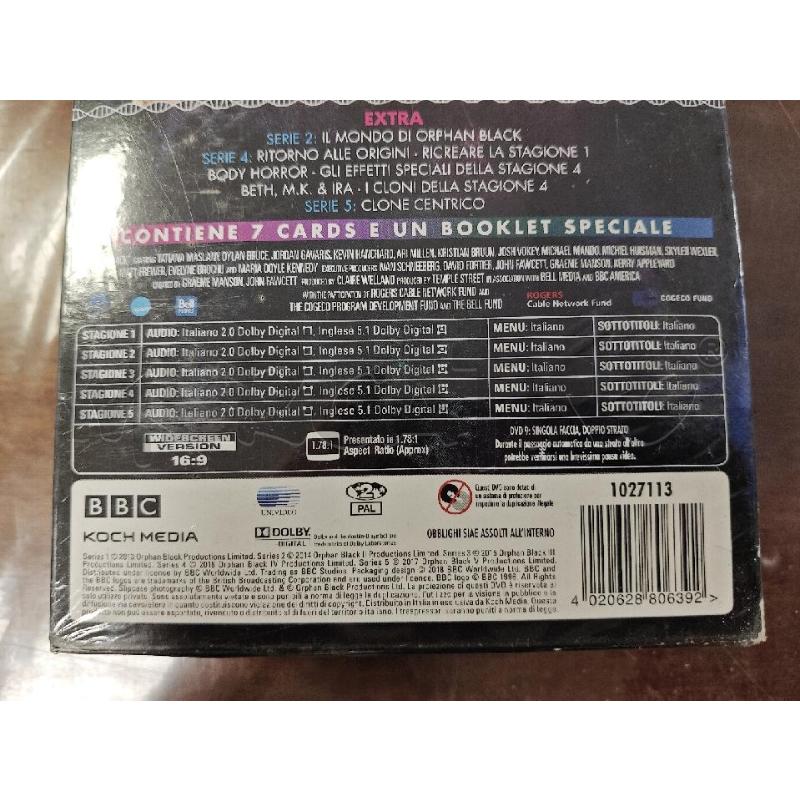 DVD COFANETTO ORPHAN BLACK SERIE COMPLETA | Mercatino dell'Usato Ciampino 5