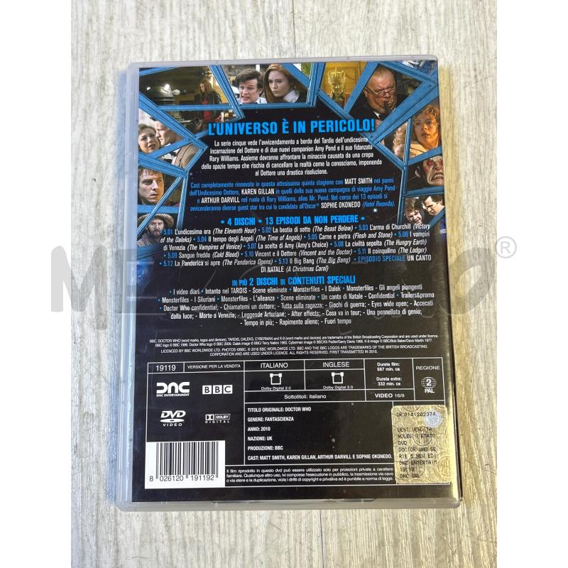 DVD DOCTOR WHO QUINTA SERIE  | Mercatino dell'Usato Ciampino 2