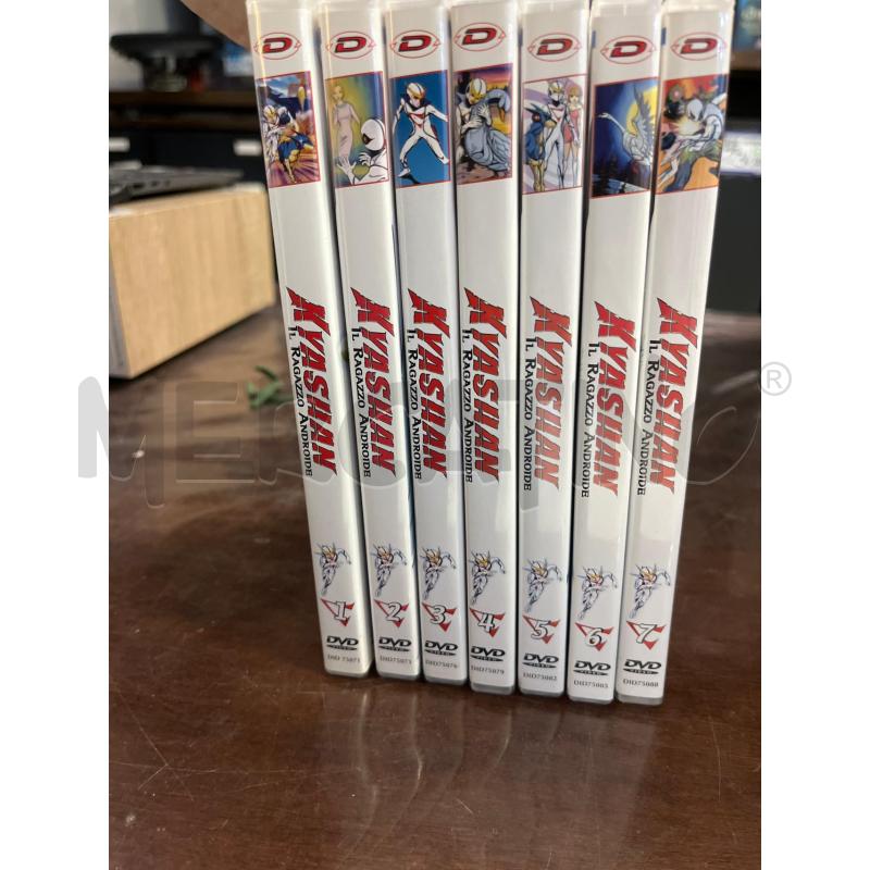 DVD KYASHAN IL RAGAZZO ANDROIDE 7 DVD NO BOX | Mercatino dell'Usato Ciampino 1