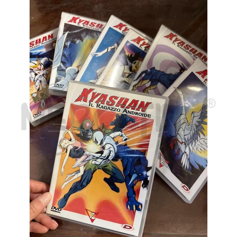 DVD KYASHAN IL RAGAZZO ANDROIDE 7 DVD NO BOX | Mercatino dell'Usato Ciampino 2