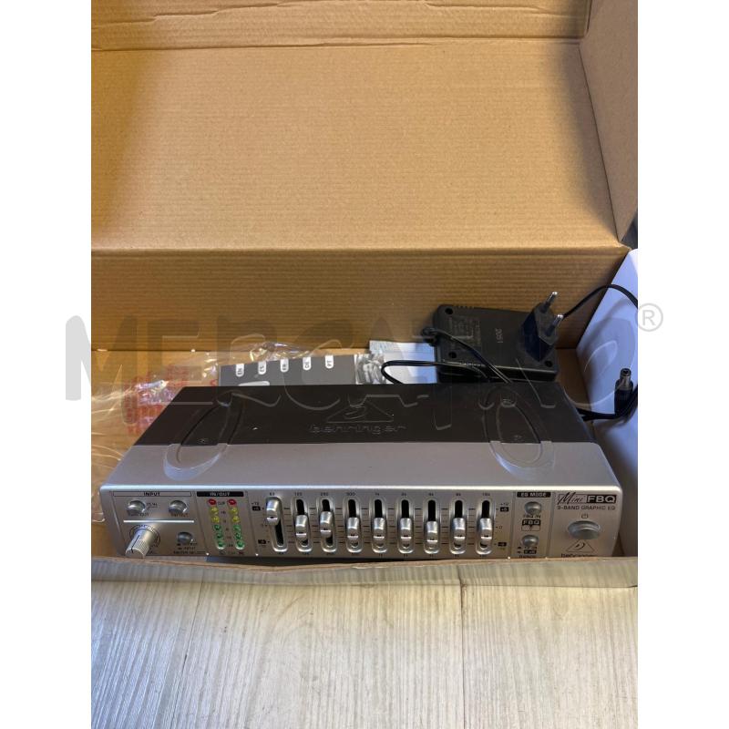 EQUALIZZATORE BEHRINGER GRAFICO MINIFBQ 800 | Mercatino dell'Usato Ciampino 1