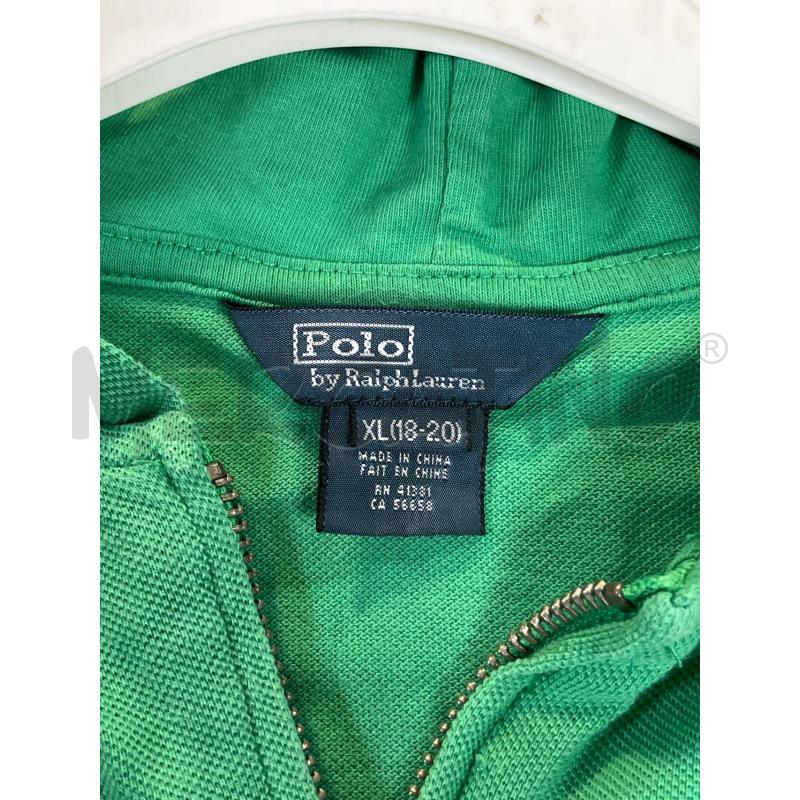FELPA DONNA RALPH LAUREN VERDE ZIP | Mercatino dell'Usato Ciampino 4
