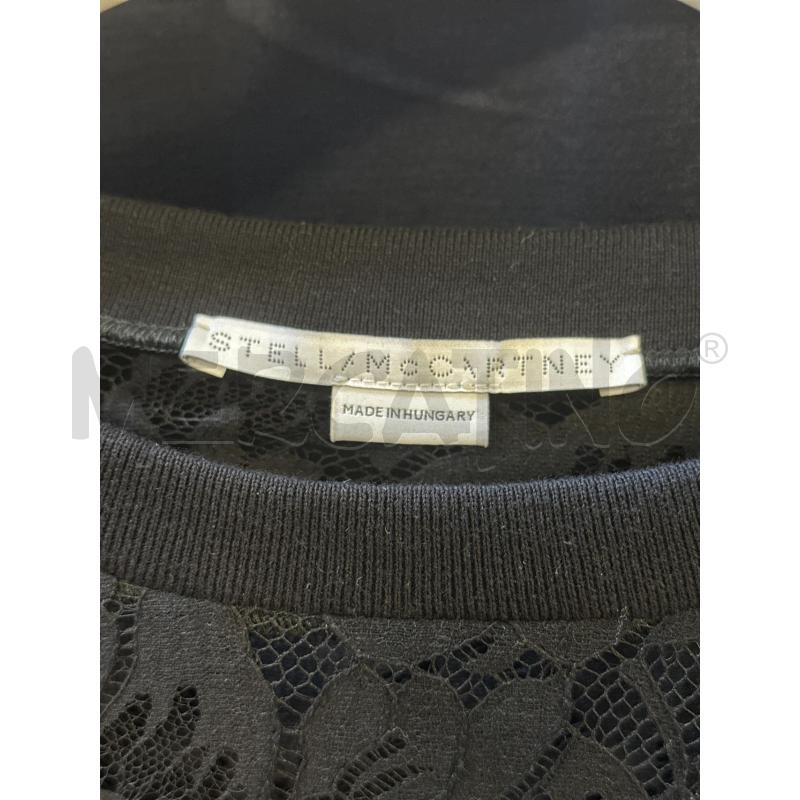 FELPA DONNA STELLA MCCARTNEY NERO TRAF PIZZO | Mercatino dell'Usato Ciampino 2