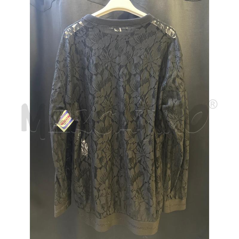 FELPA DONNA STELLA MCCARTNEY NERO TRAF PIZZO | Mercatino dell'Usato Ciampino 3