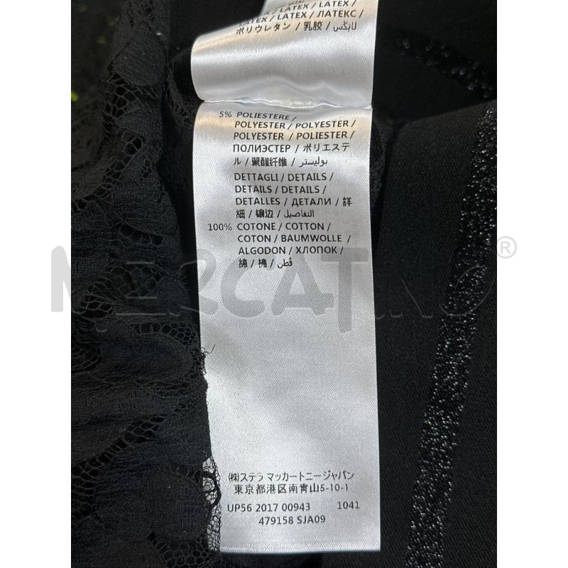 FELPA DONNA STELLA MCCARTNEY NERO TRAF PIZZO | Mercatino dell'Usato Ciampino 5
