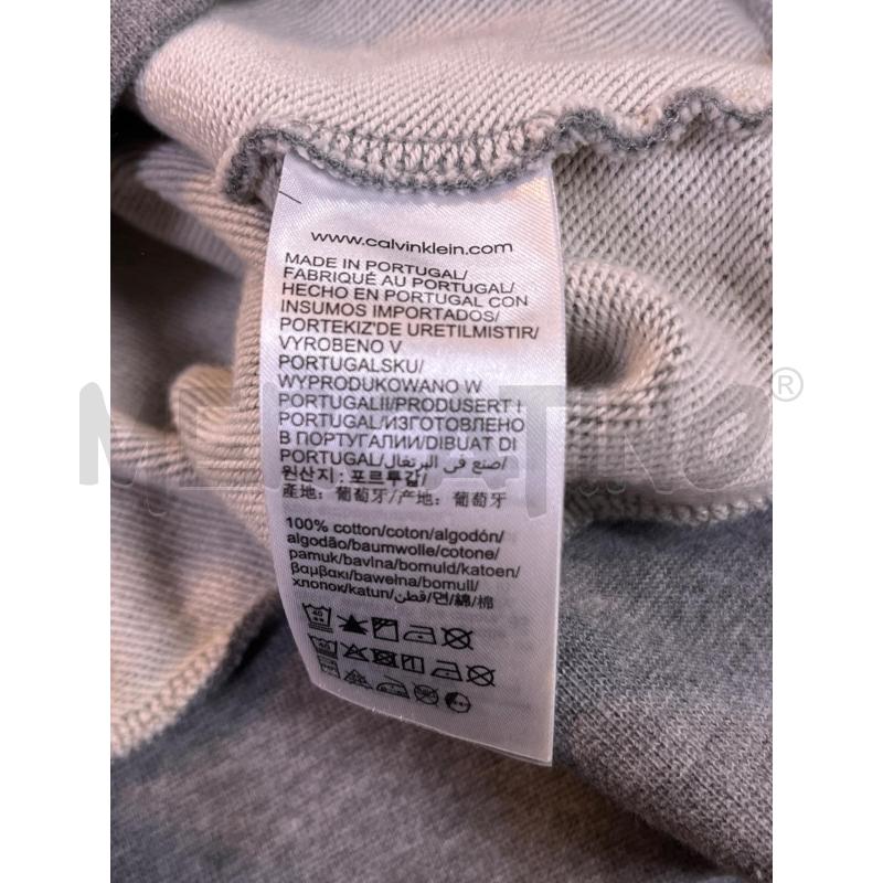 FELPA UOMO CALVIN KLEIN GRIGIA | Mercatino dell'Usato Ciampino 4