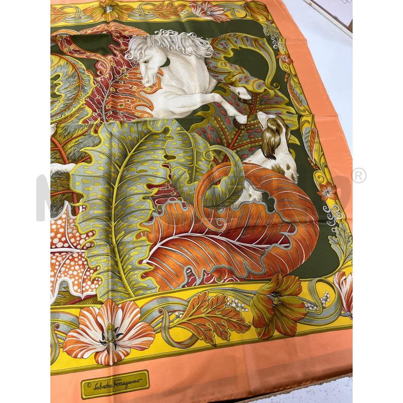 FOULARD FANT ARANCIO FERRAGAMO NO ETICHETTA | Mercatino dell'Usato Ciampino 3