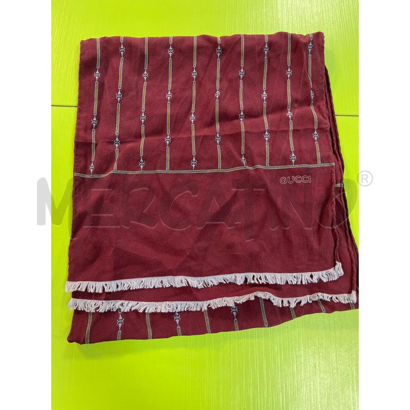 FOULARD GUCCI ROSSO SMARCATO  | Mercatino dell'Usato Ciampino 1