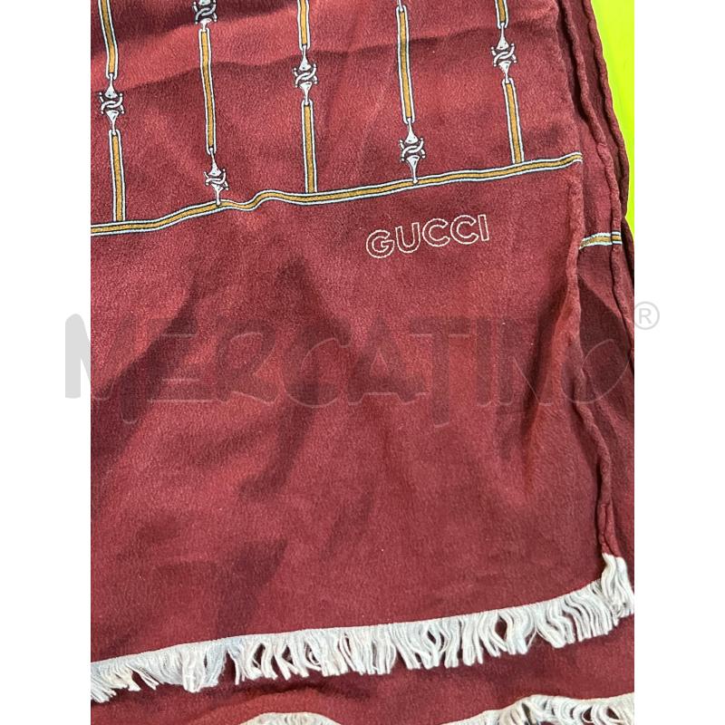 FOULARD GUCCI ROSSO SMARCATO  | Mercatino dell'Usato Ciampino 2