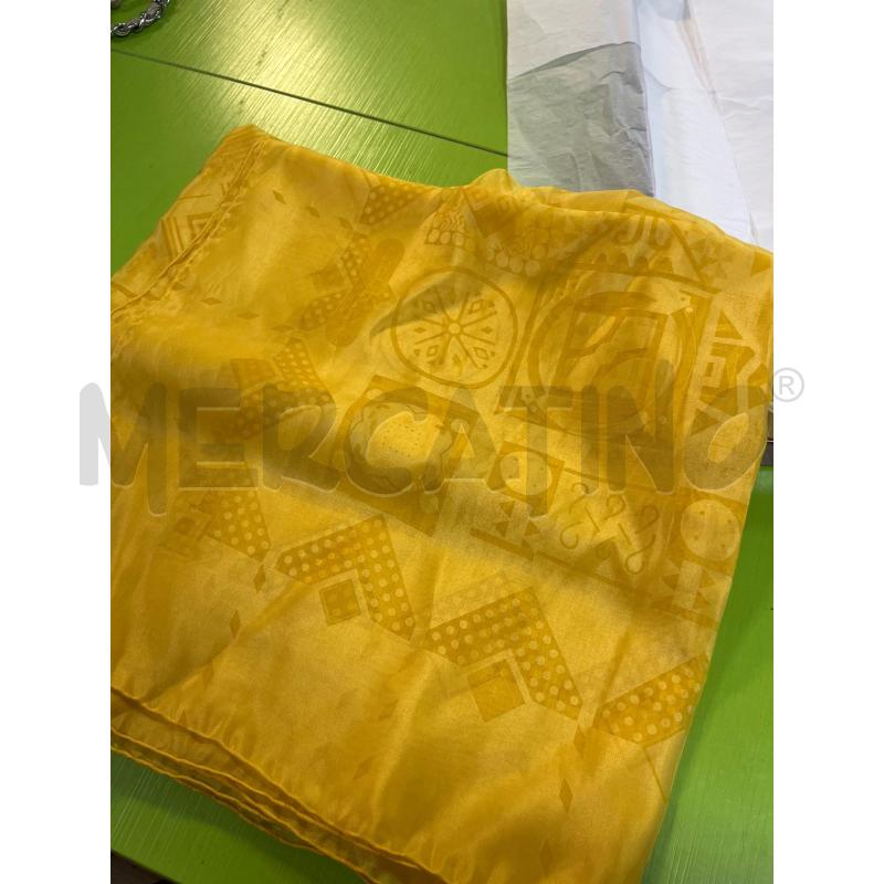 FOULARD IN SETA FERRAGAMO GIALLO | Mercatino dell'Usato Ciampino 3