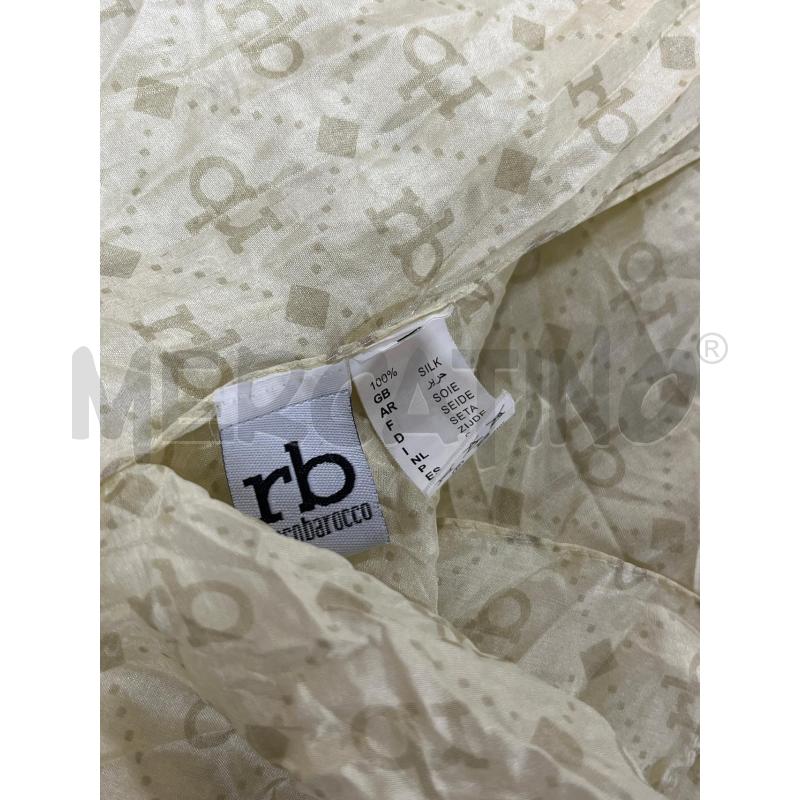 FOULARD ROCCO BAROCCO BEIGE SETA | Mercatino dell'Usato Ciampino 2