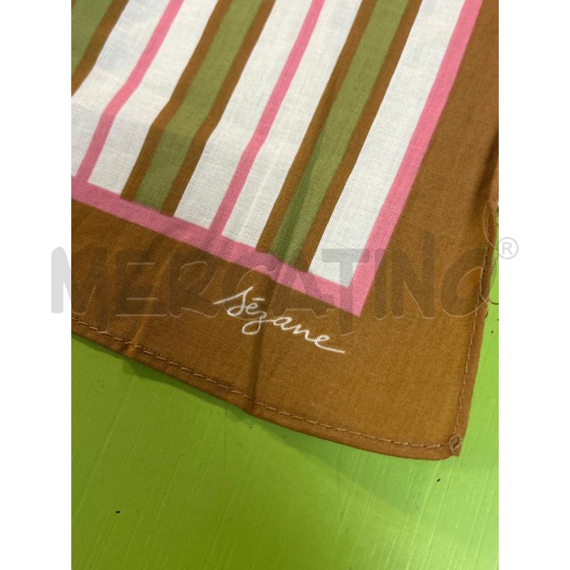 FOULARD SEZANE STR BEIGE VERDI ROSA | Mercatino dell'Usato Ciampino 2