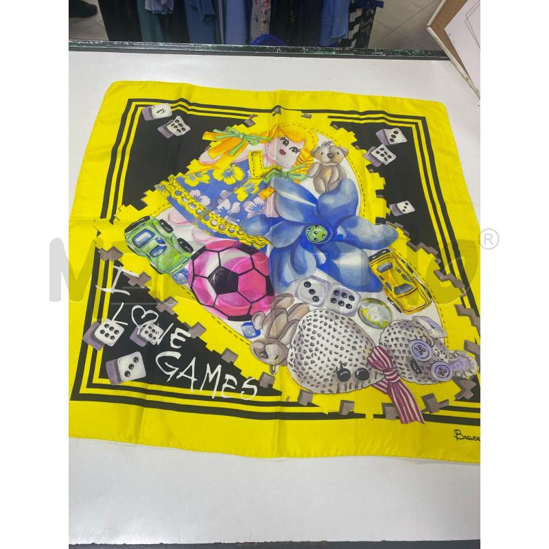 FOULARD TUA BRACCIALINI GIALLO GIOCHI  | Mercatino dell'Usato Ciampino 1