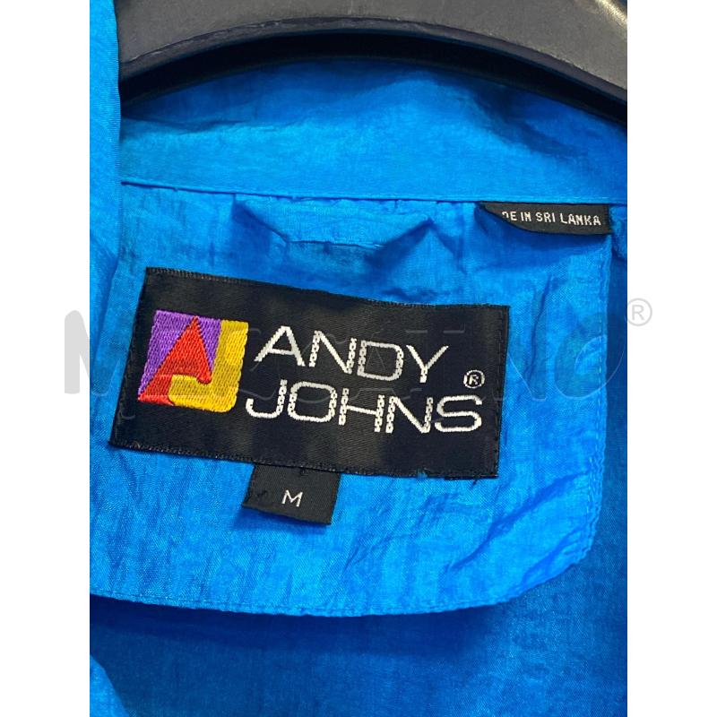 GIACCA A VENTO AZZURRA ANDY JOHNS | Mercatino dell'Usato Ciampino 2