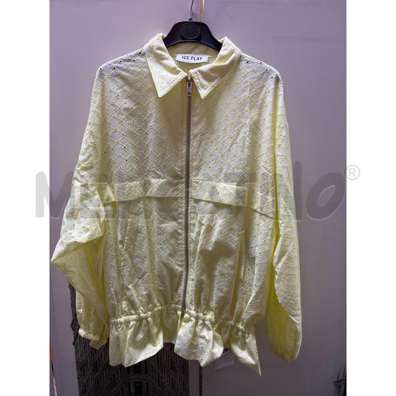 GIACCA DONNA ICE PLAY ZIP GIALLA PIZZO SANGALLO | Mercatino dell'Usato Ciampino 1