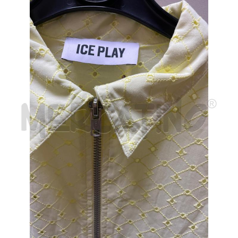 GIACCA DONNA ICE PLAY ZIP GIALLA PIZZO SANGALLO | Mercatino dell'Usato Ciampino 2