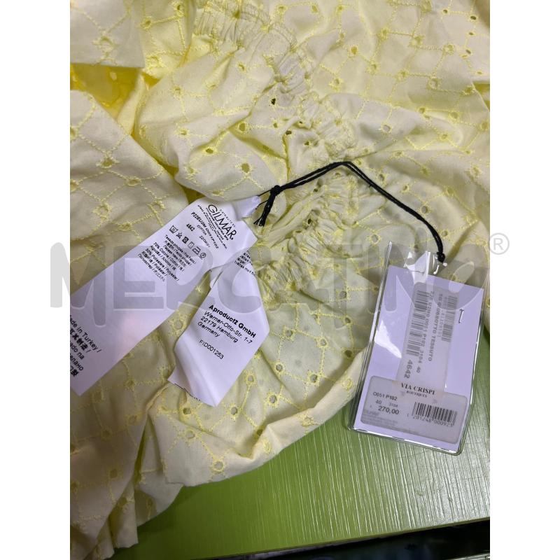 GIACCA DONNA ICE PLAY ZIP GIALLA PIZZO SANGALLO | Mercatino dell'Usato Ciampino 4