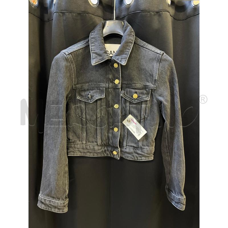 GIACCA DONNA JEANS CROP NERA GANNI | Mercatino dell'Usato Ciampino 1