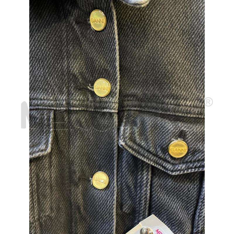 GIACCA DONNA JEANS CROP NERA GANNI | Mercatino dell'Usato Ciampino 2