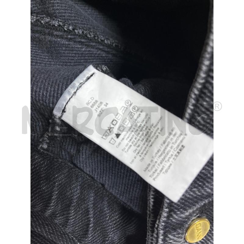 GIACCA DONNA JEANS CROP NERA GANNI | Mercatino dell'Usato Ciampino 5