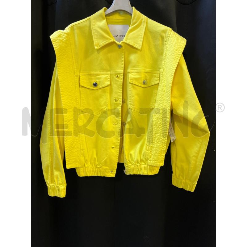 GIACCA DONNA JEANS GIALLA SILVIAN HEACH  | Mercatino dell'Usato Ciampino 1