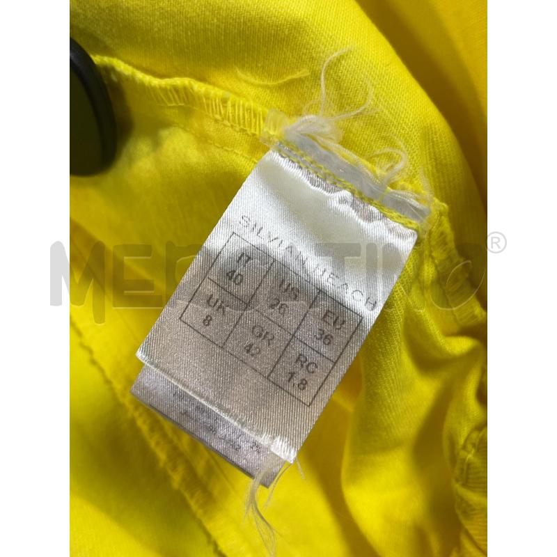 GIACCA DONNA JEANS GIALLA SILVIAN HEACH  | Mercatino dell'Usato Ciampino 5
