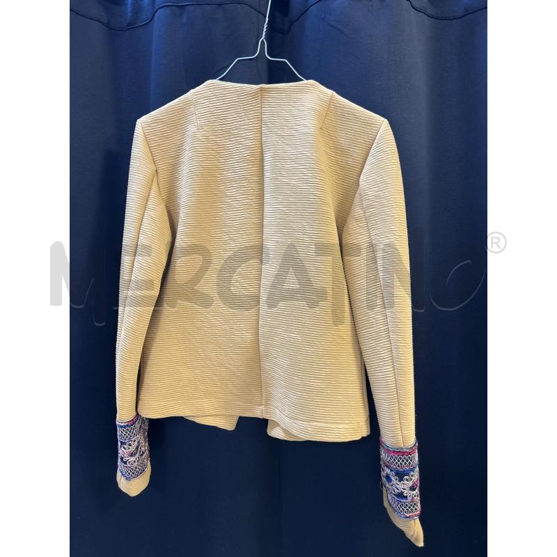 GIACCA DONNA LEGGERA DIXIE GIALLINA RICAMO POLSI  | Mercatino dell'Usato Ciampino 3