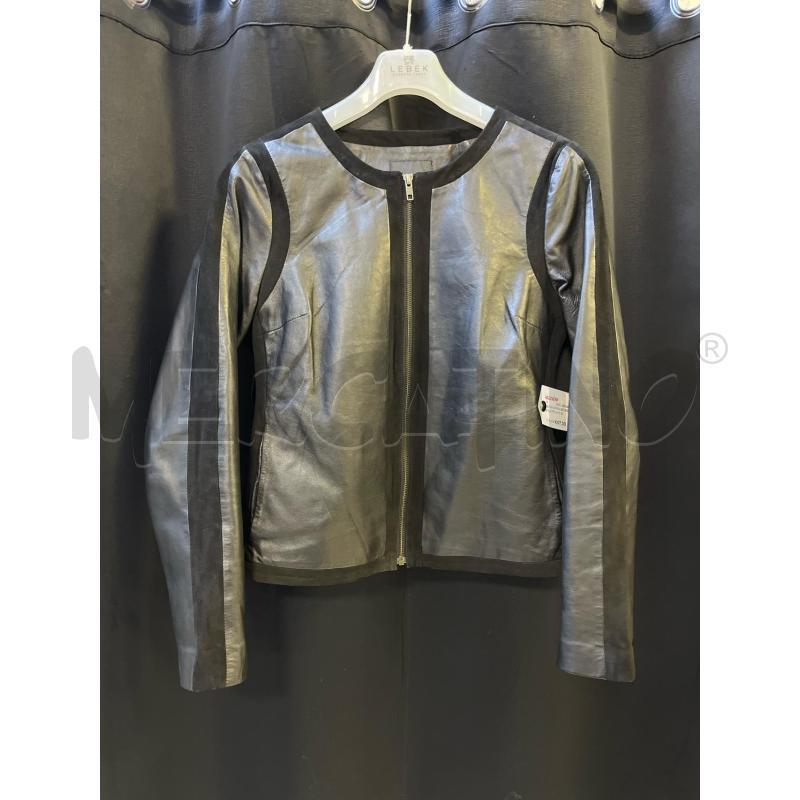 GIACCA DONNA SECOND FEMALE PELLE E SCAMO NERA | Mercatino dell'Usato Ciampino 1