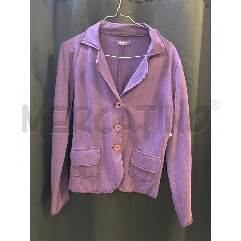 GIACCA DONNA VIOLA ALPHA | Mercatino dell'Usato Ciampino 1