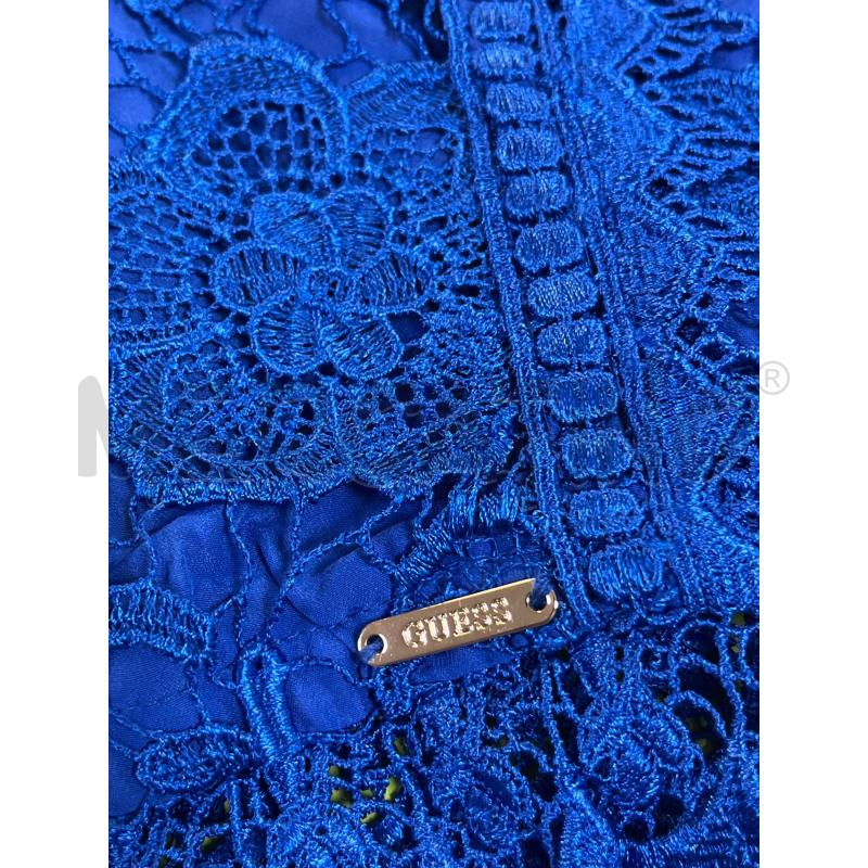 GILET DONNA CHIUSO GUESS BLU PIZZO  | Mercatino dell'Usato Ciampino 4