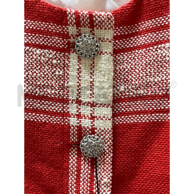 GILET DONNA ZARA NUOVO ROSSO BEIGE  | Mercatino dell'Usato Ciampino 3
