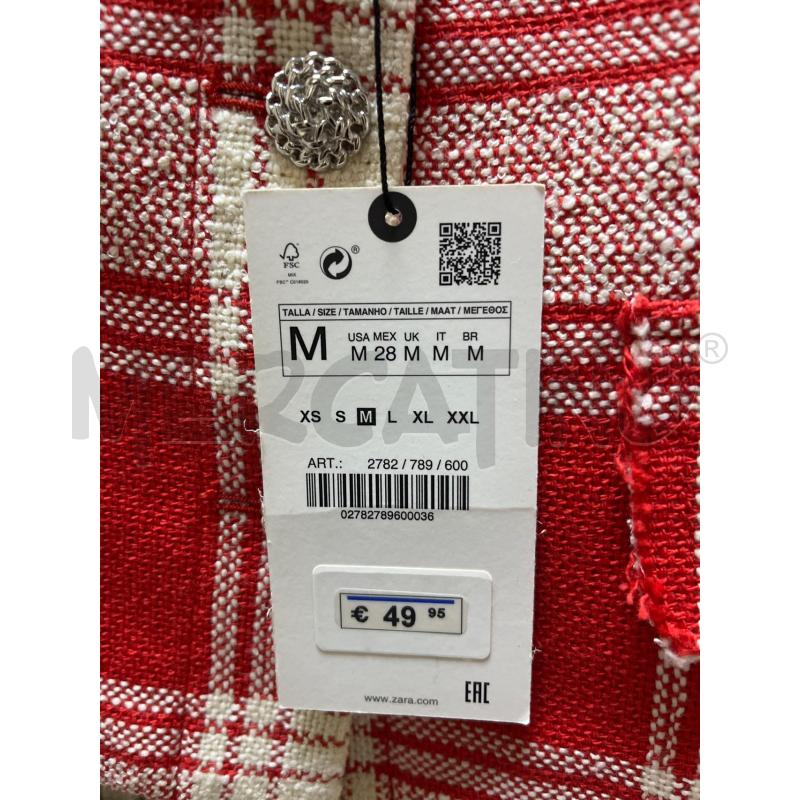 GILET DONNA ZARA NUOVO ROSSO BEIGE  | Mercatino dell'Usato Ciampino 4