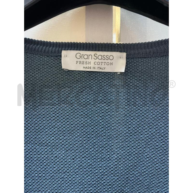 GILET UOMO GRAN SASSO CELESTE COTONE | Mercatino dell'Usato Ciampino 2