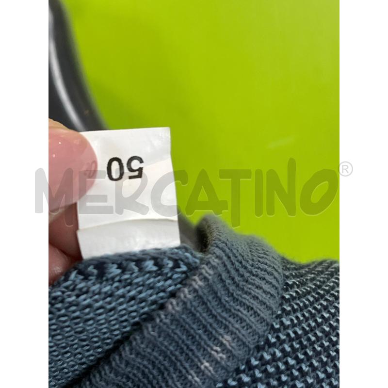 GILET UOMO GRAN SASSO CELESTE COTONE | Mercatino dell'Usato Ciampino 4