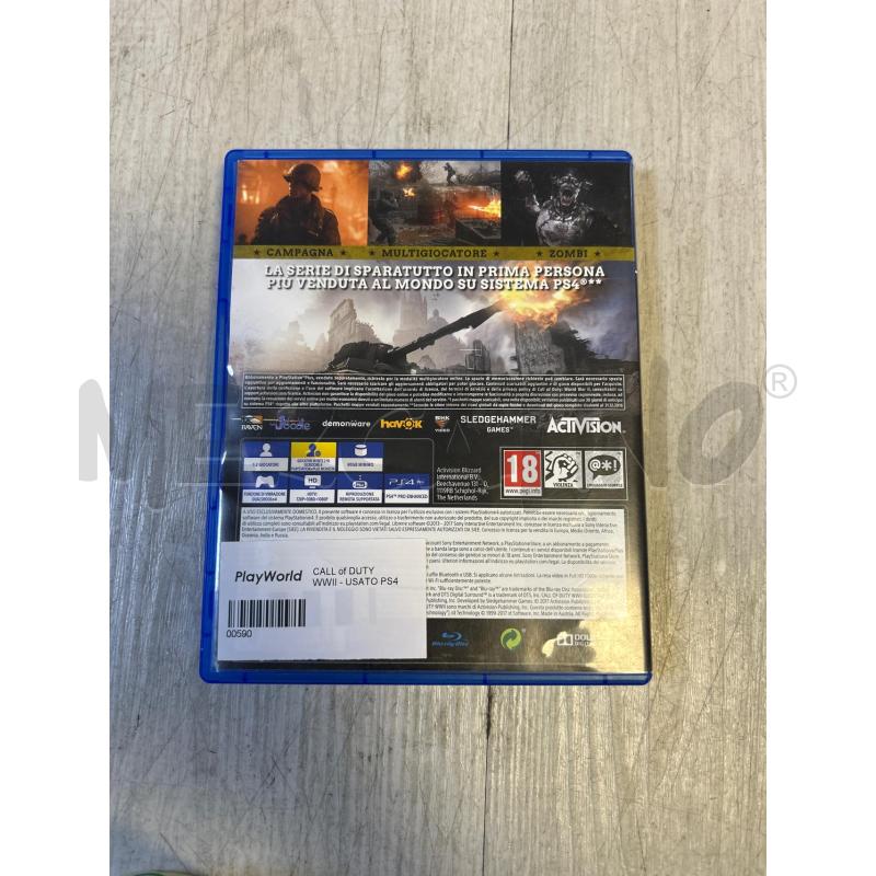 GIOCO PS4 CALL OF DUTY WWII  | Mercatino dell'Usato Ciampino 2