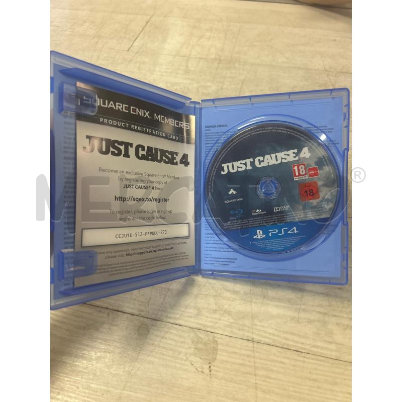 GIOCO PS4 JUST CAUSE | Mercatino dell'Usato Ciampino 2