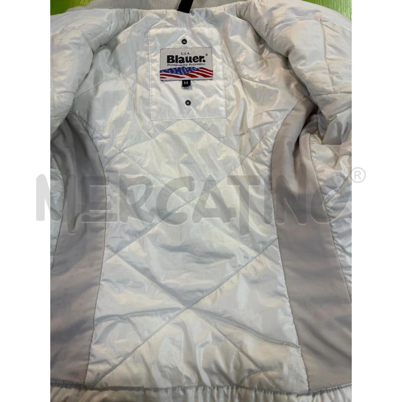 GIUBBINO DONNA BLAUER BIANCO STR NERE ROSSE | Mercatino dell'Usato Ciampino 4