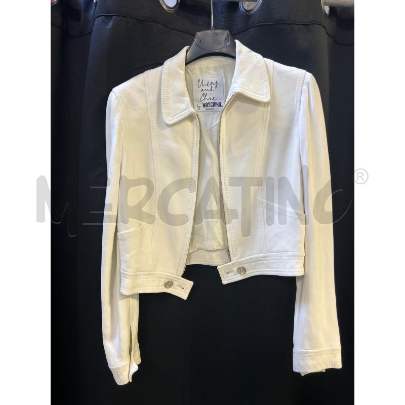 GIUBBINO DONNA MOSCHINO CHEAP AND CHIC BIANCO | Mercatino dell'Usato Ciampino 1