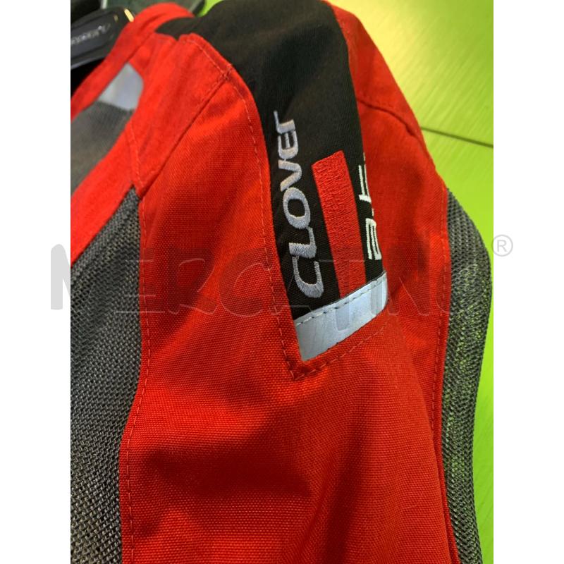 GIUBBINO DONNA MOTO ROSSO NERO CLOVER | Mercatino dell'Usato Ciampino 3