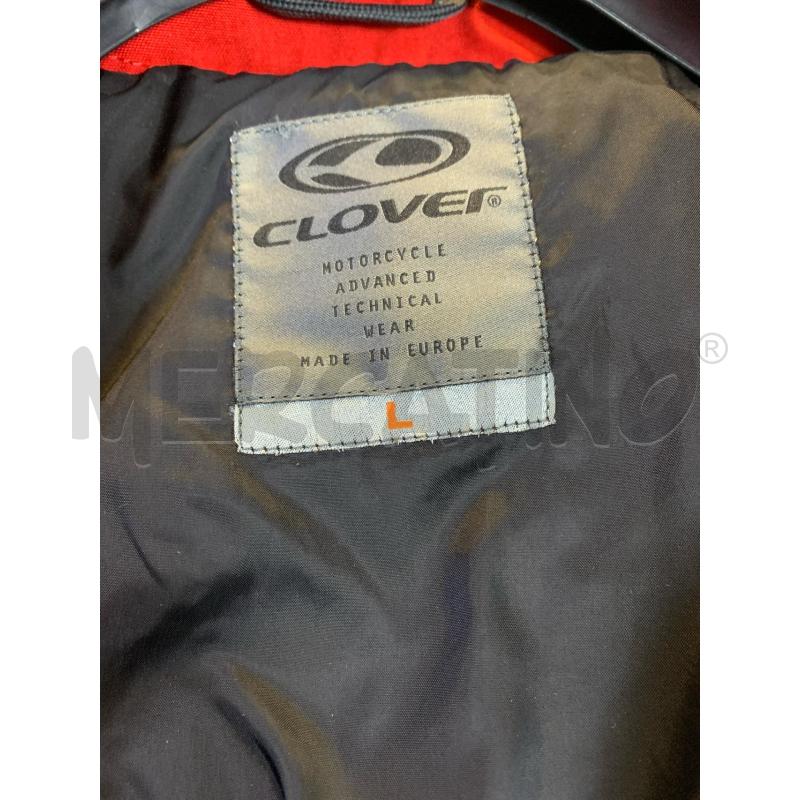 GIUBBINO DONNA MOTO ROSSO NERO CLOVER | Mercatino dell'Usato Ciampino 4
