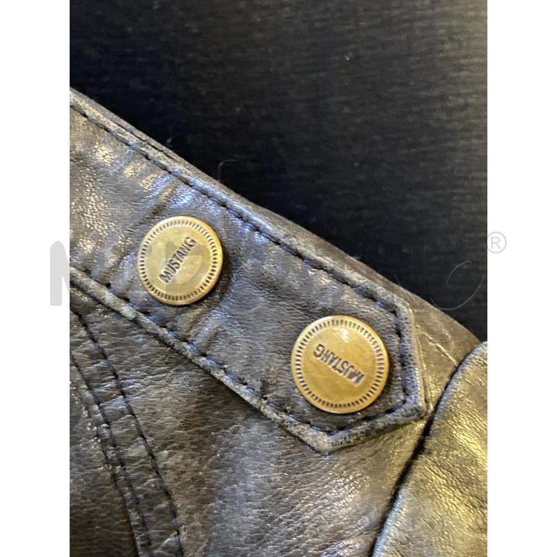 GIUBBINO DONNA PELLE MUSTANG MARRONE  | Mercatino dell'Usato Ciampino 2