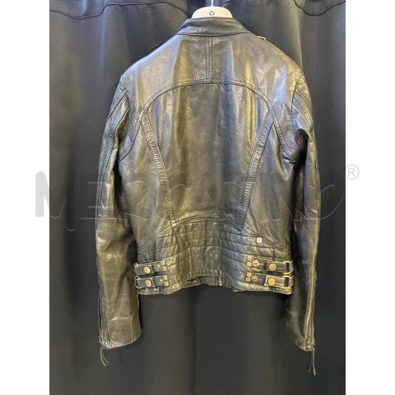 GIUBBINO DONNA PELLE MUSTANG MARRONE  | Mercatino dell'Usato Ciampino 3