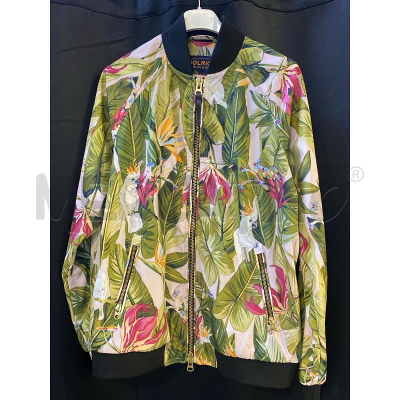 GIUBBINO DONNA WOOLRICH FANTASIA VERDE PAPPAGALLI | Mercatino dell'Usato Ciampino 1