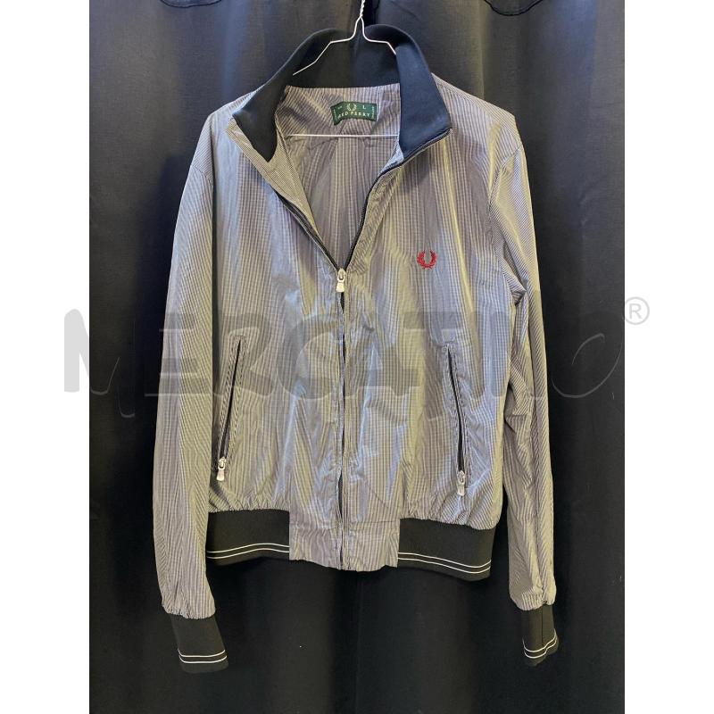 GIUBBINO UOMO FRED PERRY QUADRETTI NERI BIANCHI  | Mercatino dell'Usato Ciampino 1