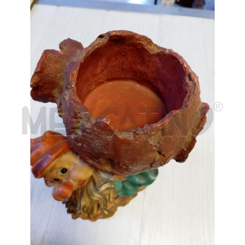 GNOMO GIARDINO CON VASO | Mercatino dell'Usato Ciampino 5