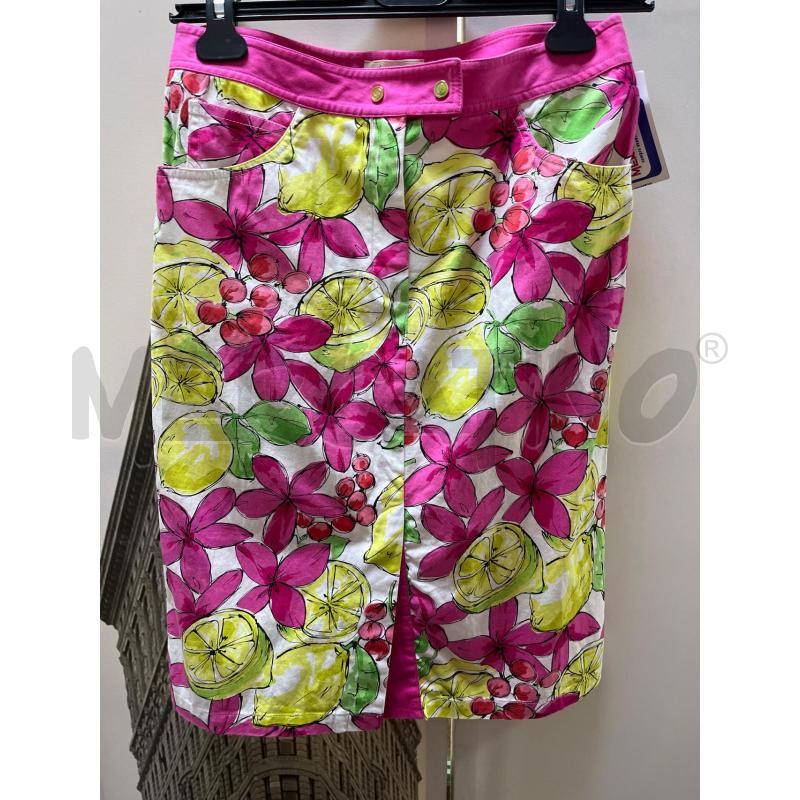 GONNA BLUMARINE FIORI FUCSIA LIMONI | Mercatino dell'Usato Ciampino 1