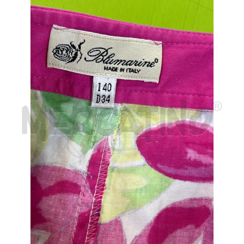 GONNA BLUMARINE FIORI FUCSIA LIMONI | Mercatino dell'Usato Ciampino 4